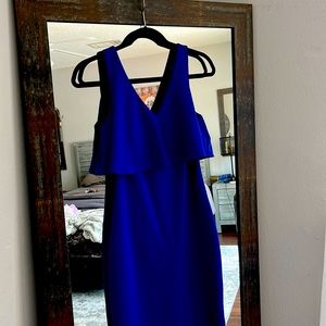 Beautiful blue cape dress